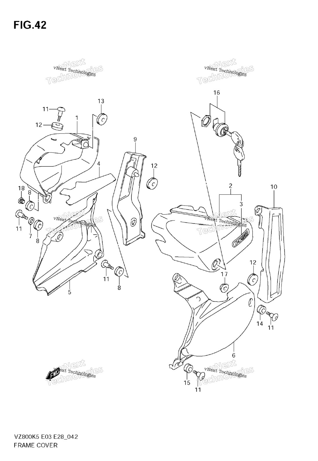 Нажмите для увеличения Frame Cover (Vz800)