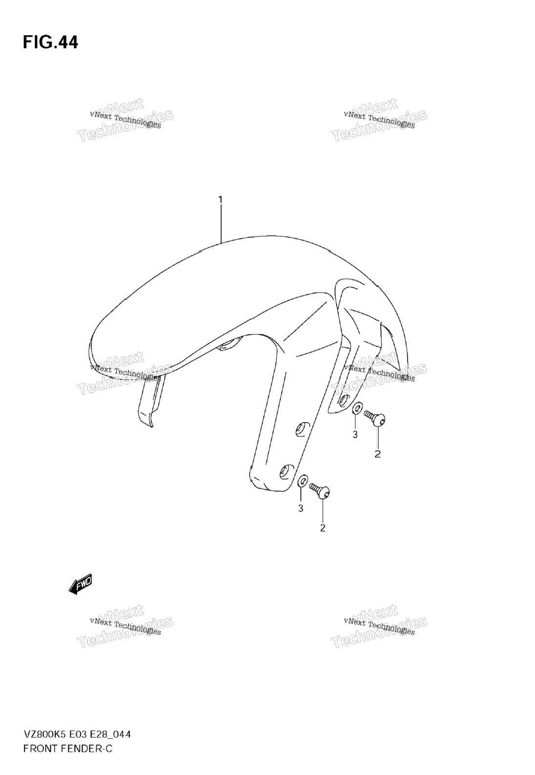 Нажмите для увеличения Front Fender