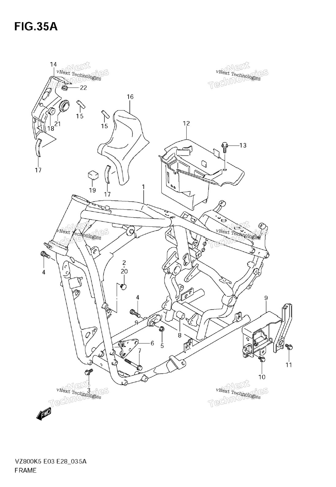 Frame (Model K9)