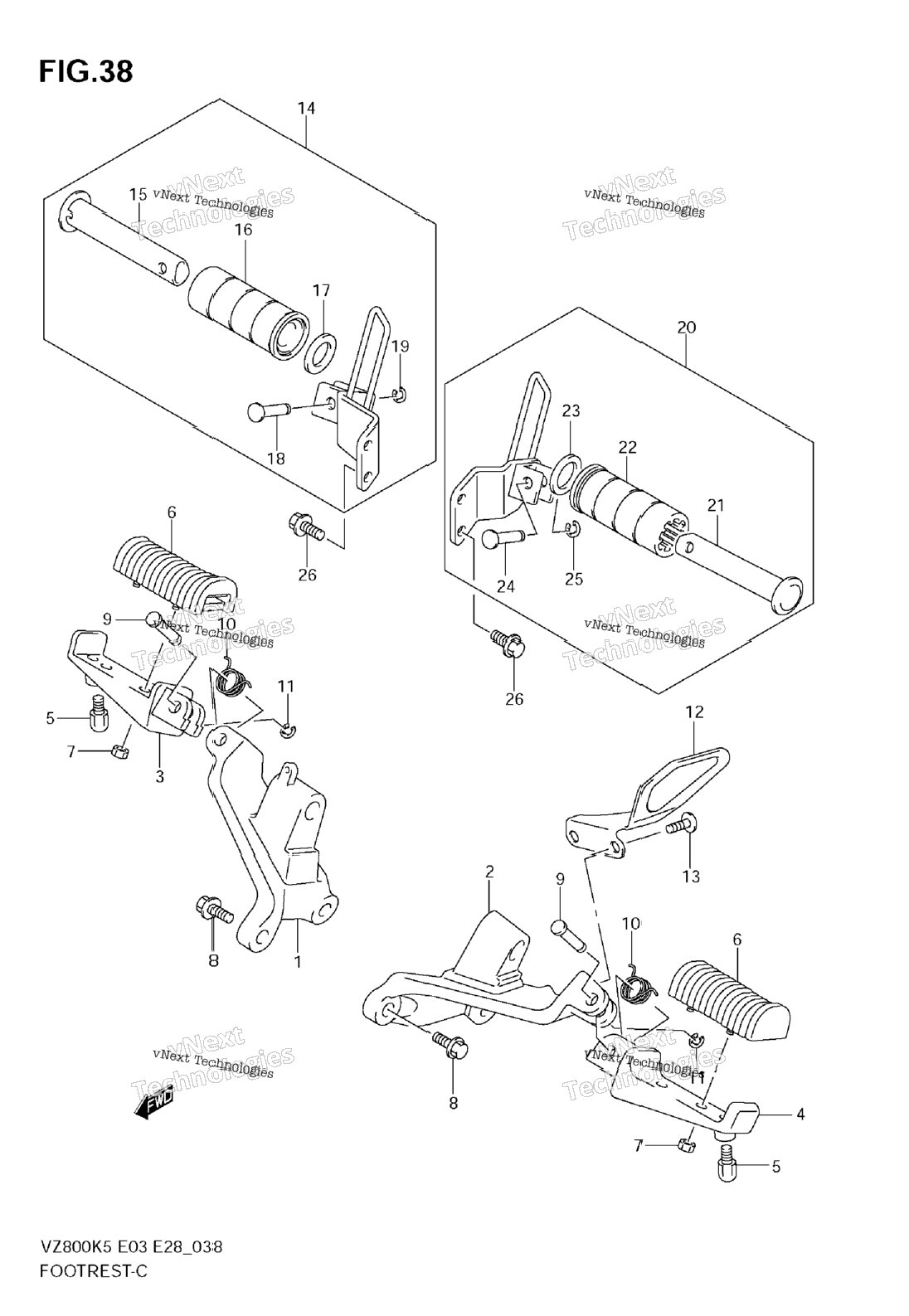 Нажмите для увеличения Footrest