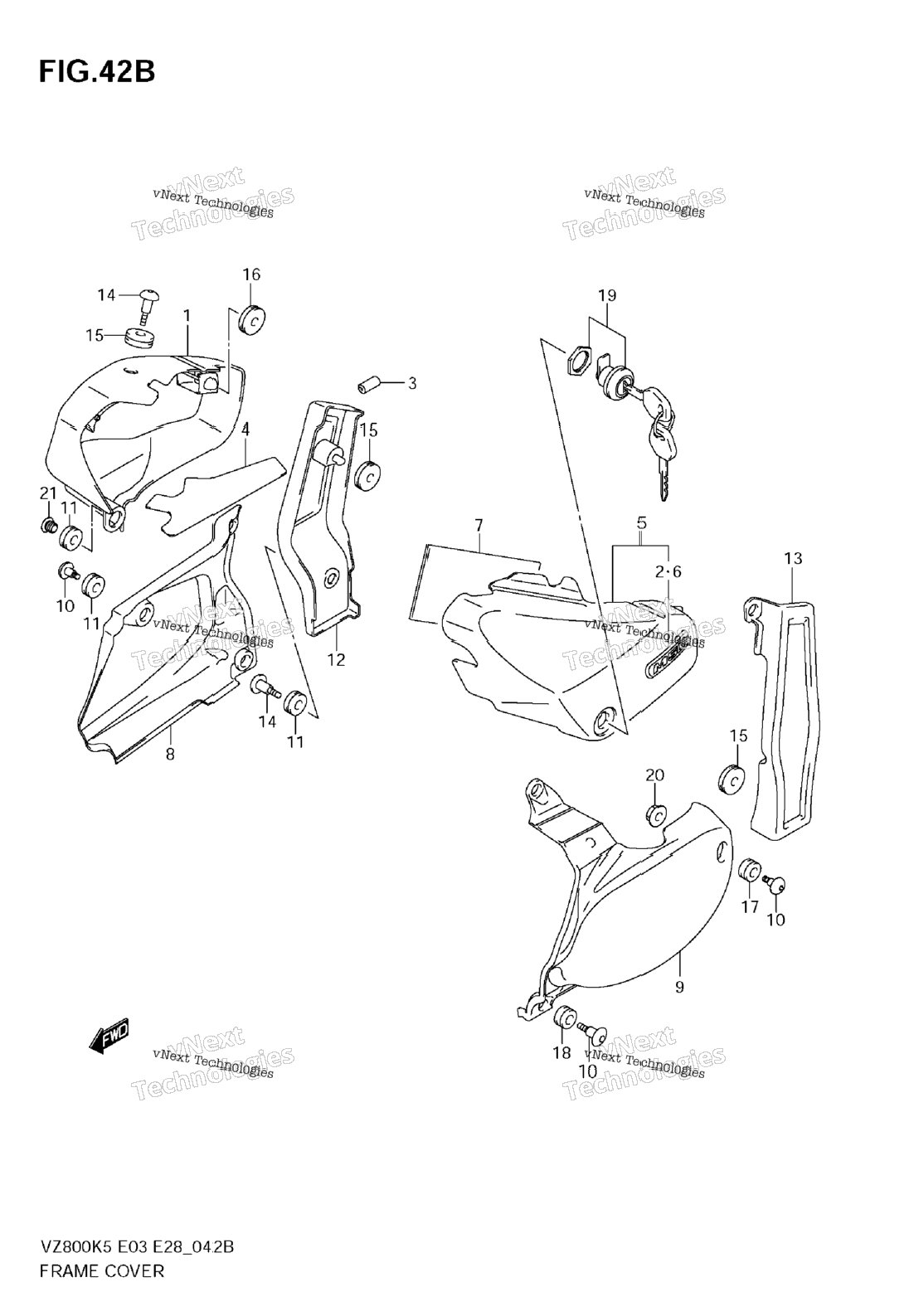 Нажмите для увеличения Frame Cover (Model K9)