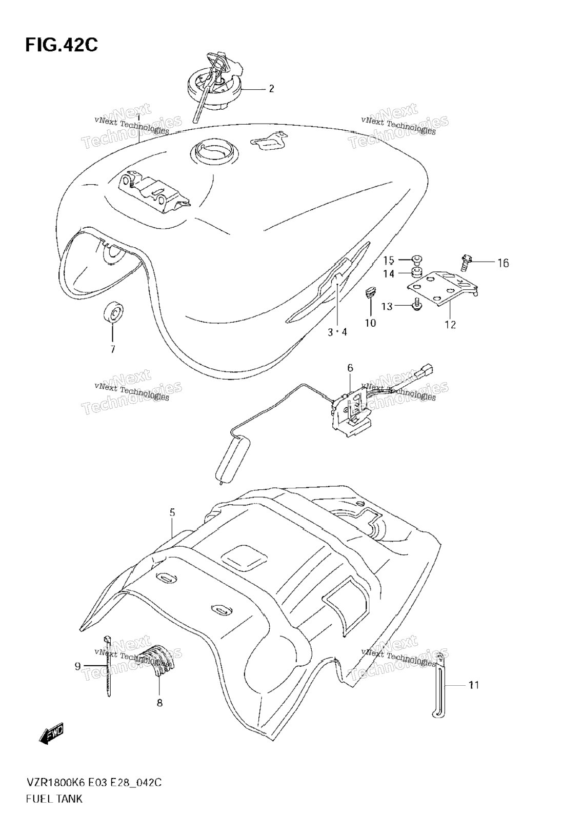 Fuel Tank (Model K9)