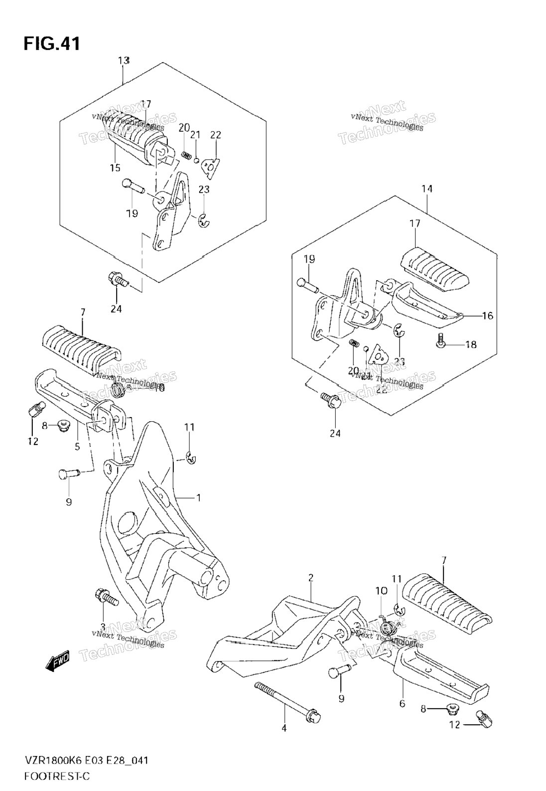 Нажмите для увеличения Footrest