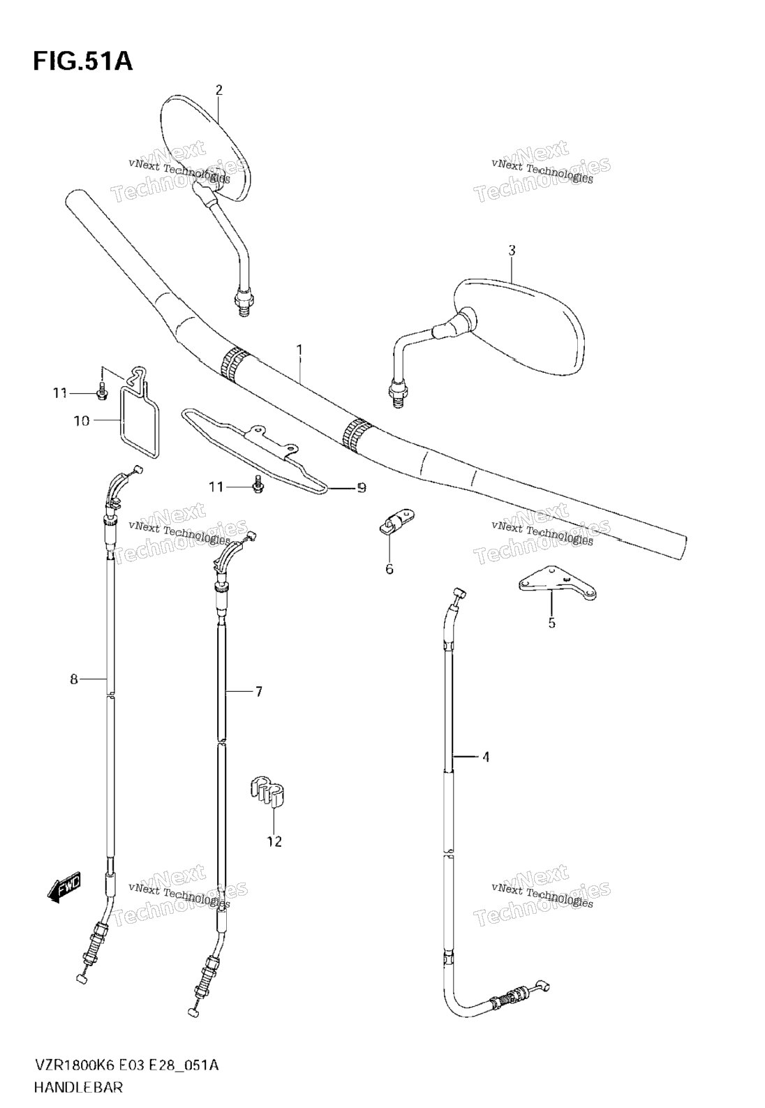 Нажмите для увеличения Handlebar (Model K9)