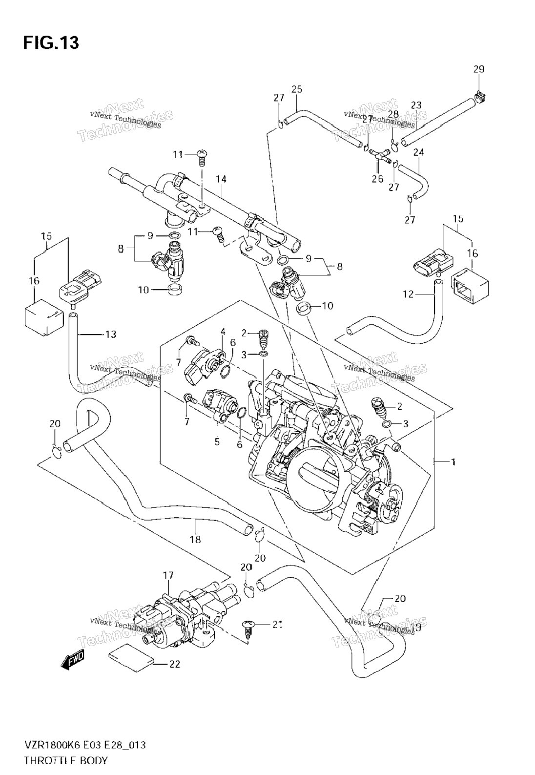 Нажмите для увеличения Throttle Body