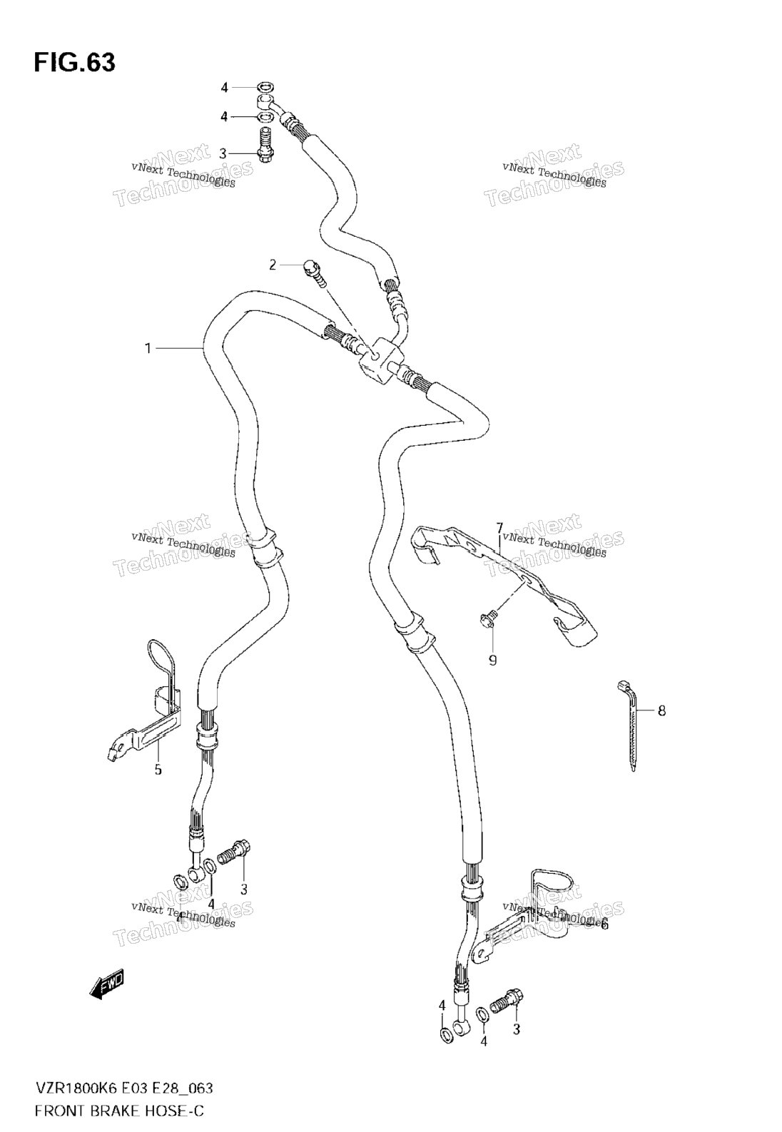 Front Brake Hose