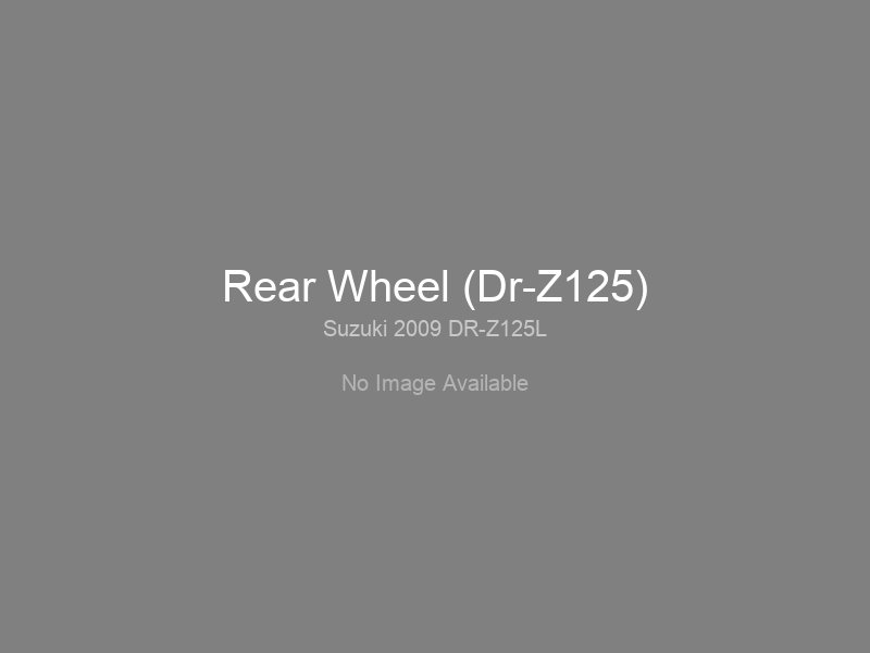 Rear Wheel (Dr-Z125)