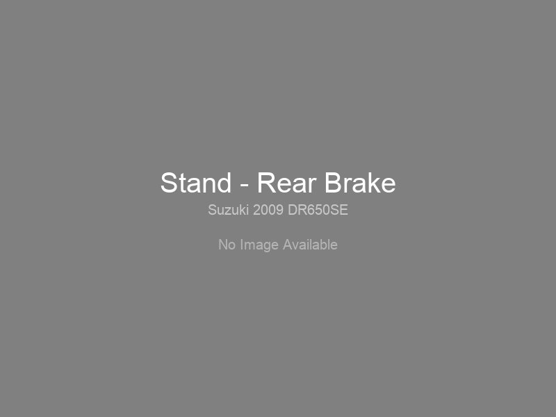 Stand - Rear Brake