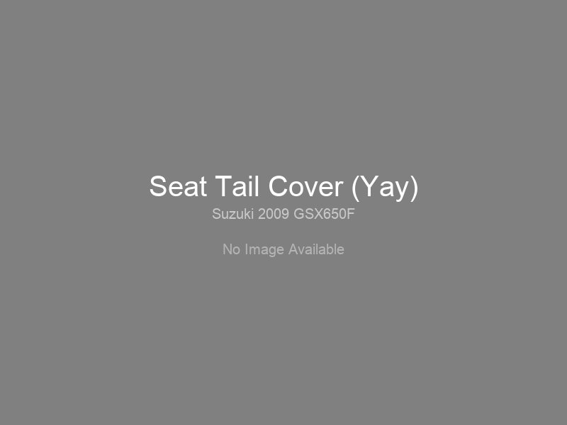 Seat Tail Cover (Yay)