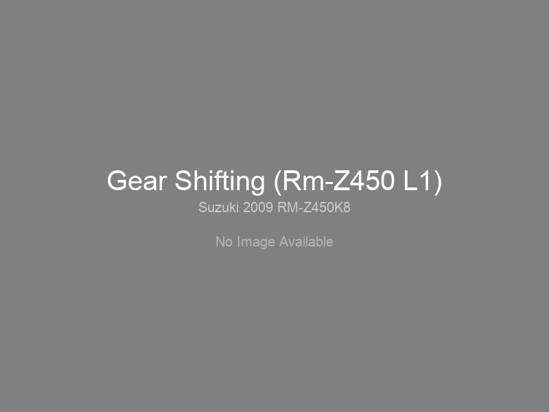 Gear Shifting (Rm-Z450 L1)