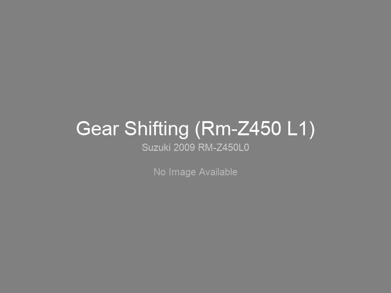 Gear Shifting (Rm-Z450 L1)