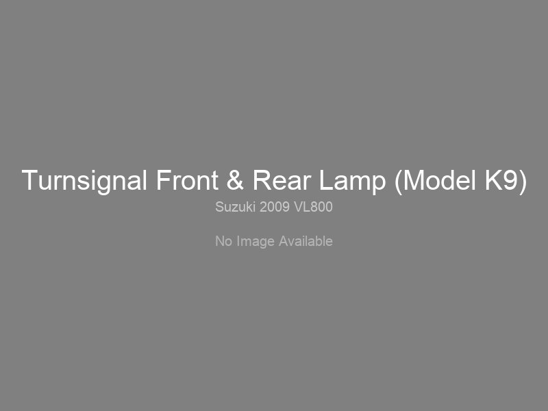 Turnsignal Front & Rear Lamp (Model K9)