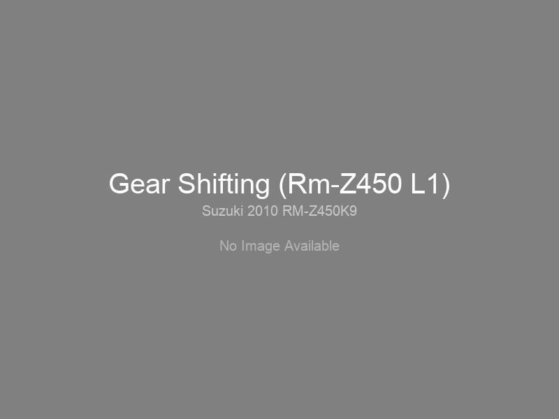 Gear Shifting (Rm-Z450 L1)