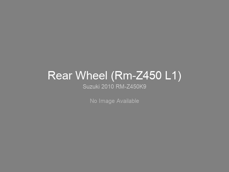 Rear Wheel (Rm-Z450 L1)