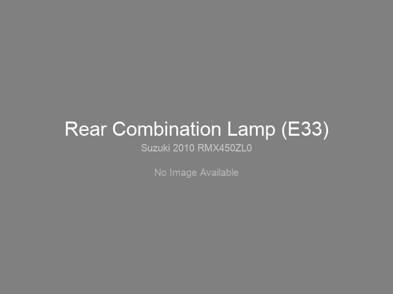 Rear Combination Lamp (E33)