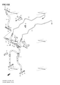 Нажмите для увеличения Front Brake Hose (Dl650a L1 E28)
