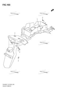 Нажмите для увеличения Rear Fender (Dl650a L1 E33)