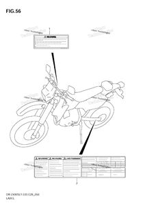 Label (Dr-Z400sl1 E28)