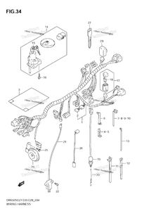 Нажмите для увеличения Wiring Harness (E33)