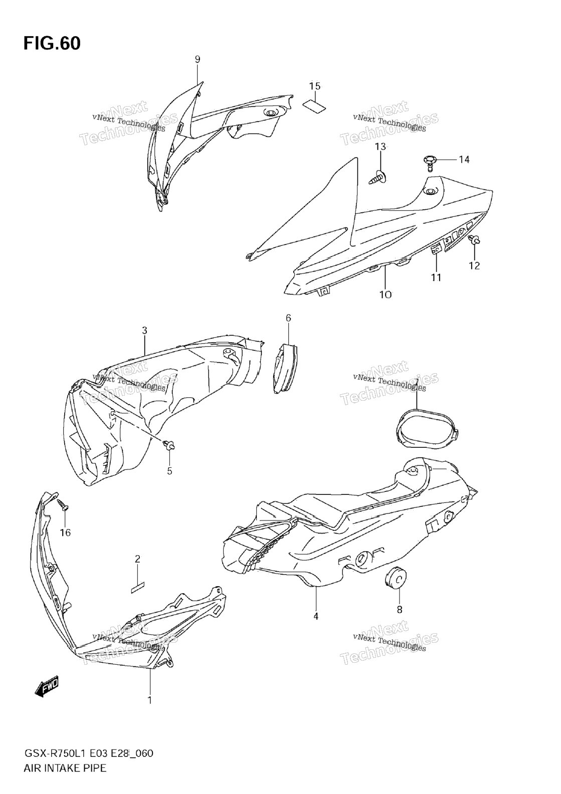 Air Intake Pipe