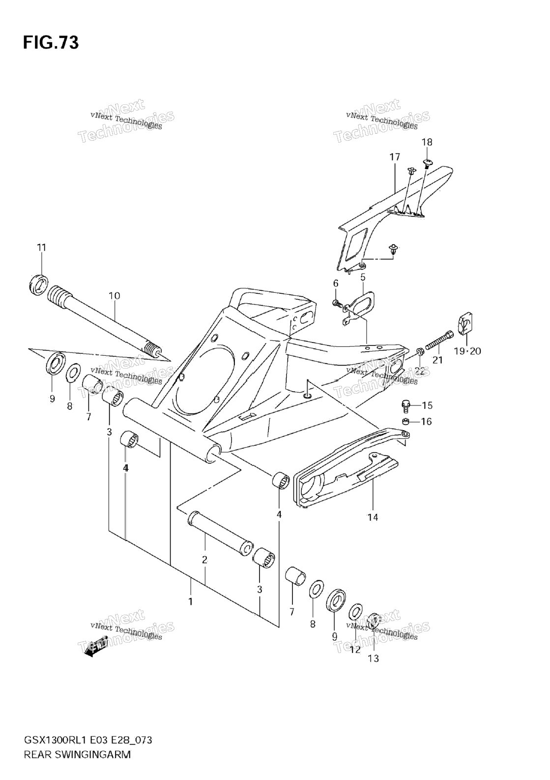Rear Swinging Arm