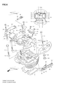 Нажмите для увеличения Front Cylinder Head (Vl800c E28)