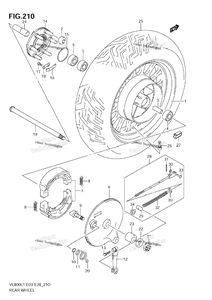 Нажмите для увеличения Rear Wheel (Vl800c E3)