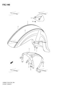 Нажмите для увеличения Front Fender (Vl800t E3)