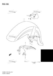 Нажмите для увеличения Front Fender (Vl800 E28)