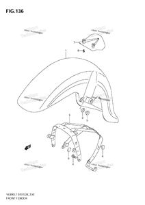 Нажмите для увеличения Front Fender (Vl800 E33)