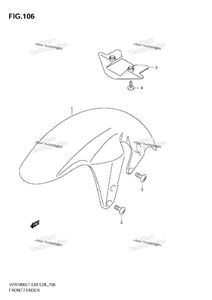 Нажмите для увеличения Front Fender (Vzr1800 L1 E3)