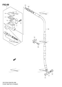 Нажмите для увеличения Front Master Cylinder (Dr-Z125l E33)