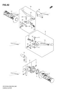 Нажмите для увеличения Handle Lever (Dr-Z125 E33)
