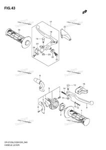 Нажмите для увеличения Handle Lever (Dr-Z125l E28)