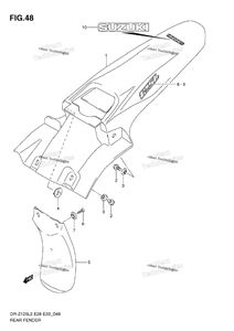 Rear Fender (Dr-Z125l E33)