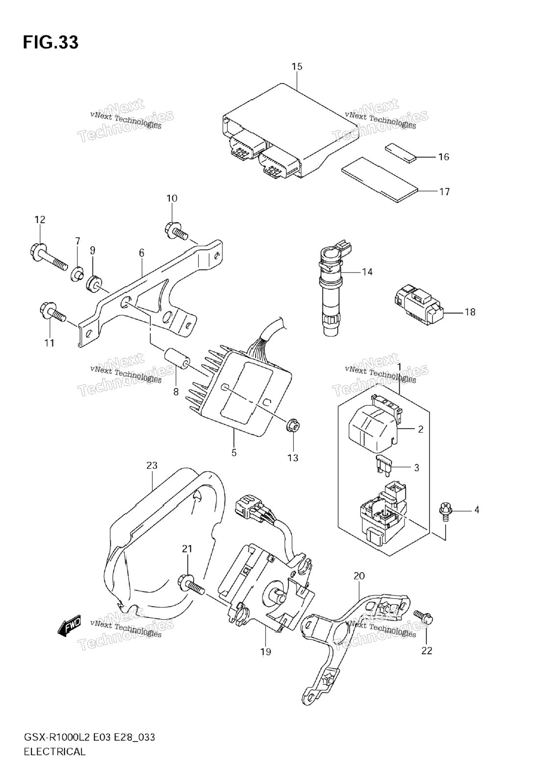 Electrical (Gsx-R1000 L2 E03)