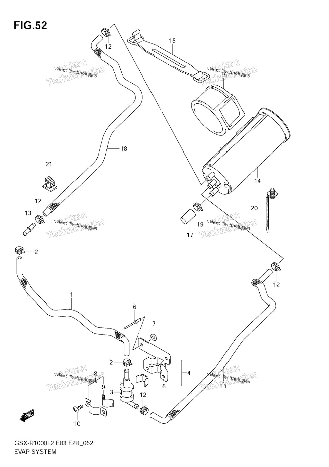 Evap System (Gsx-R1000 L2 E33)