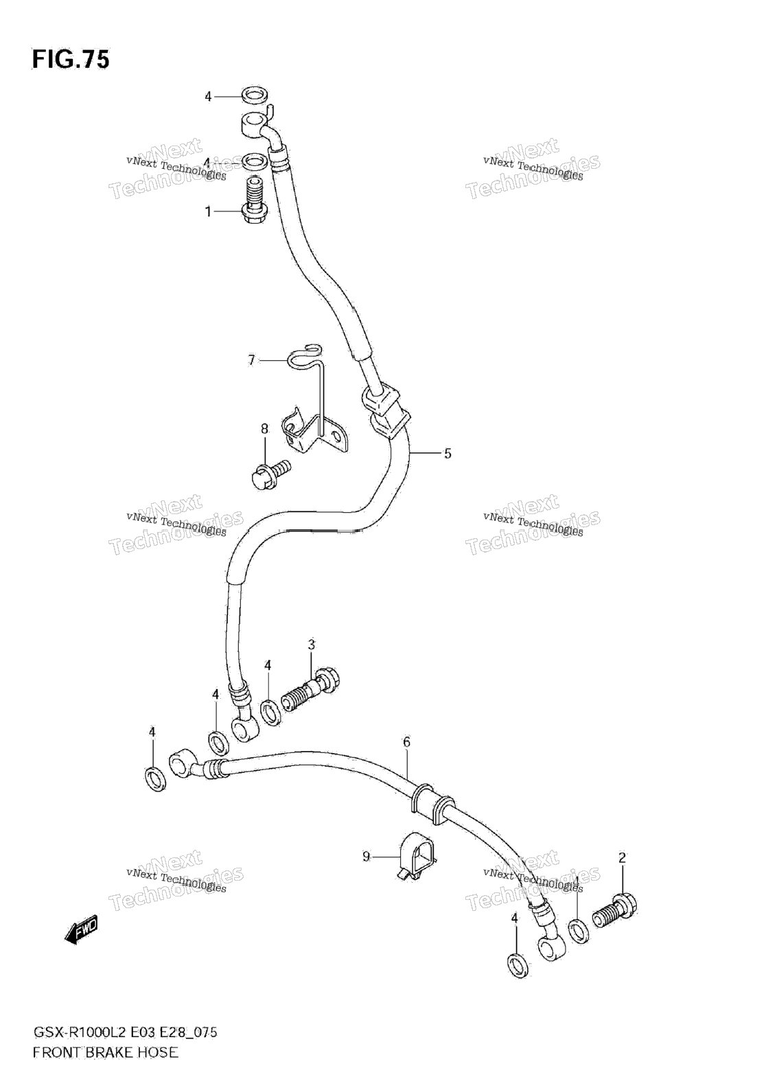 Front Brake Hose