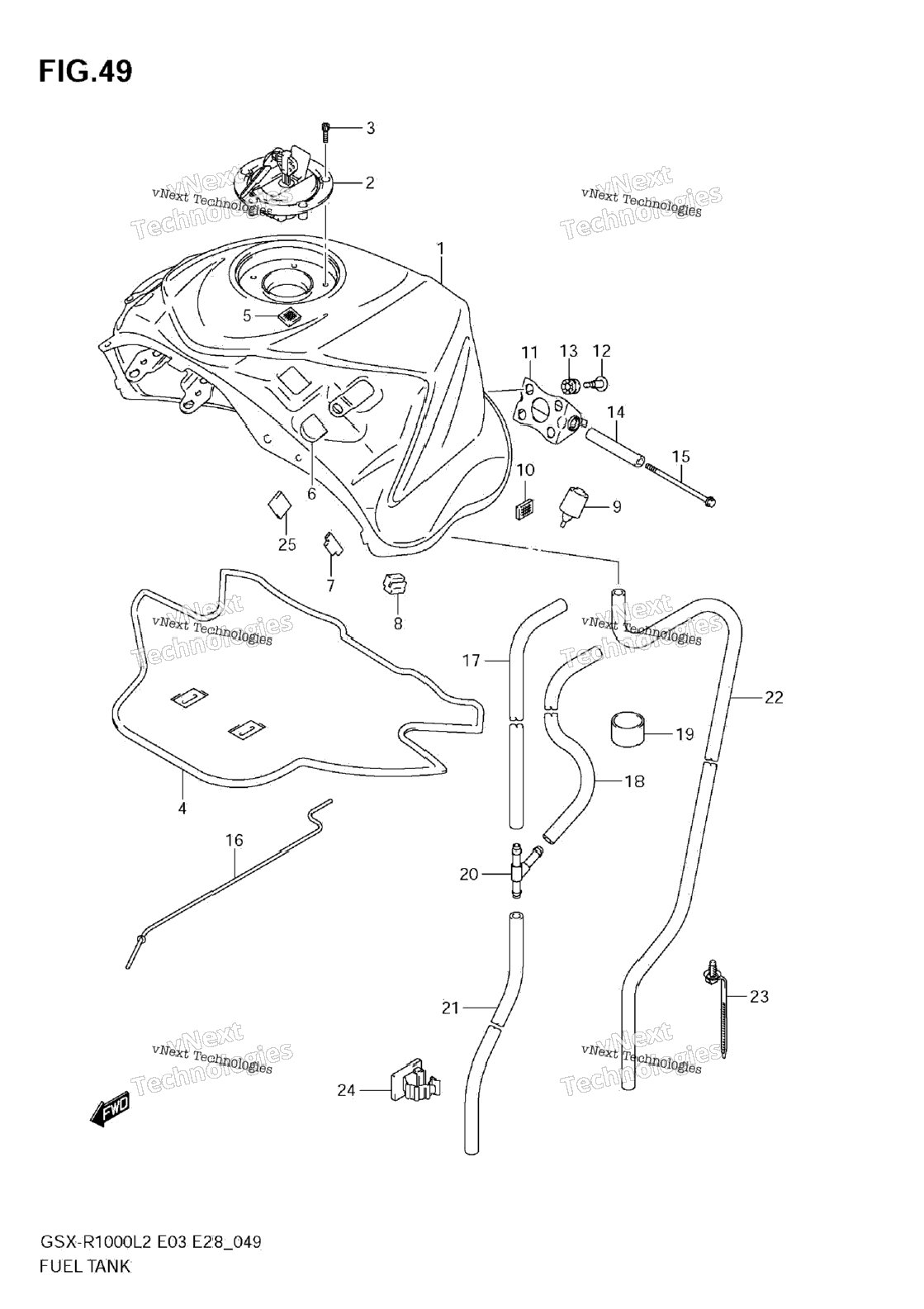 Fuel Tank (Gsx-R1000 L2 E03)