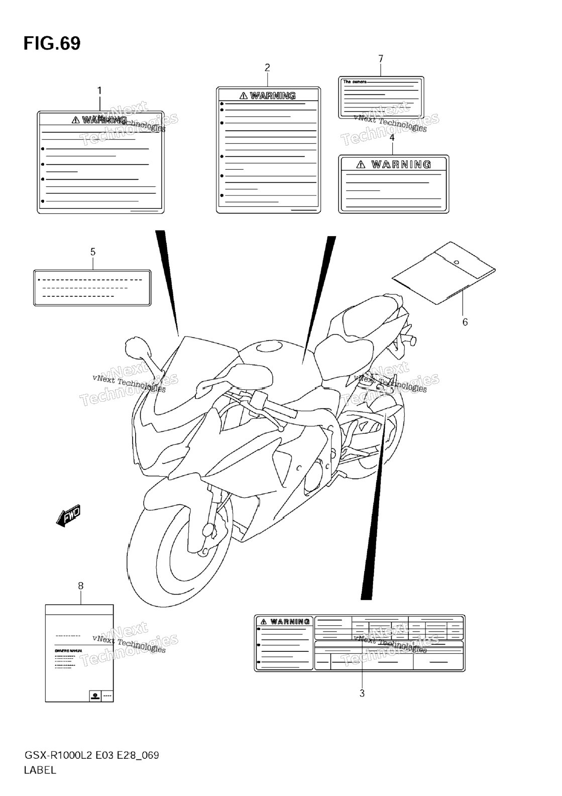 Label (Gsx-R1000 L2 E33)