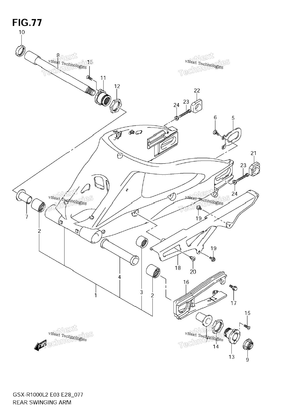 Rear Swinging Arm