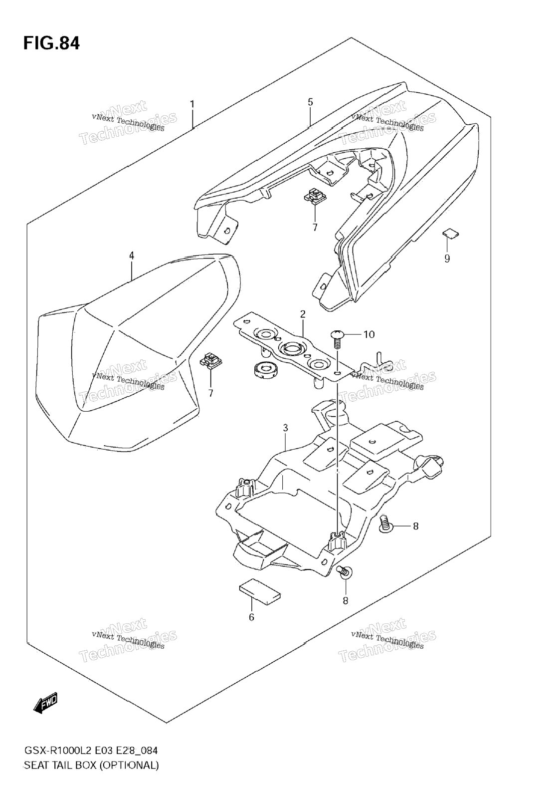 Seat Tail Box (Optional)