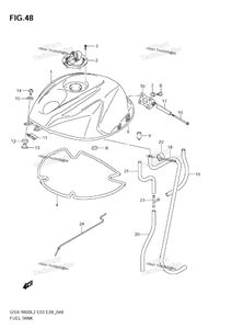 Нажмите для увеличения Fuel Tank (Gsx-R600l2 E03)