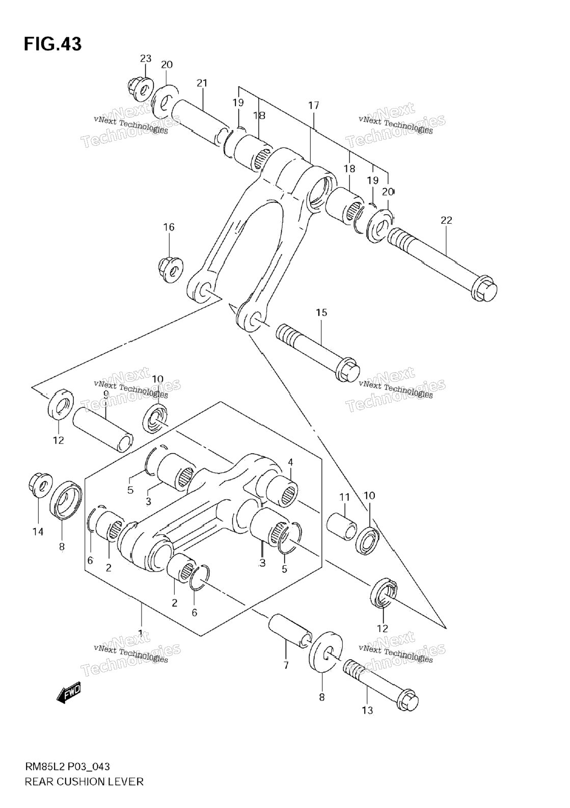 Rear Cushion Lever
