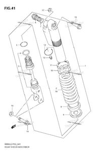 Rear Shock Absorber (Rm85)