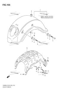 Нажмите для увеличения Rear Fender (Vl800 E33)