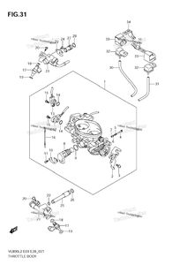 Нажмите для увеличения Throttle Body (Vl800c E28)