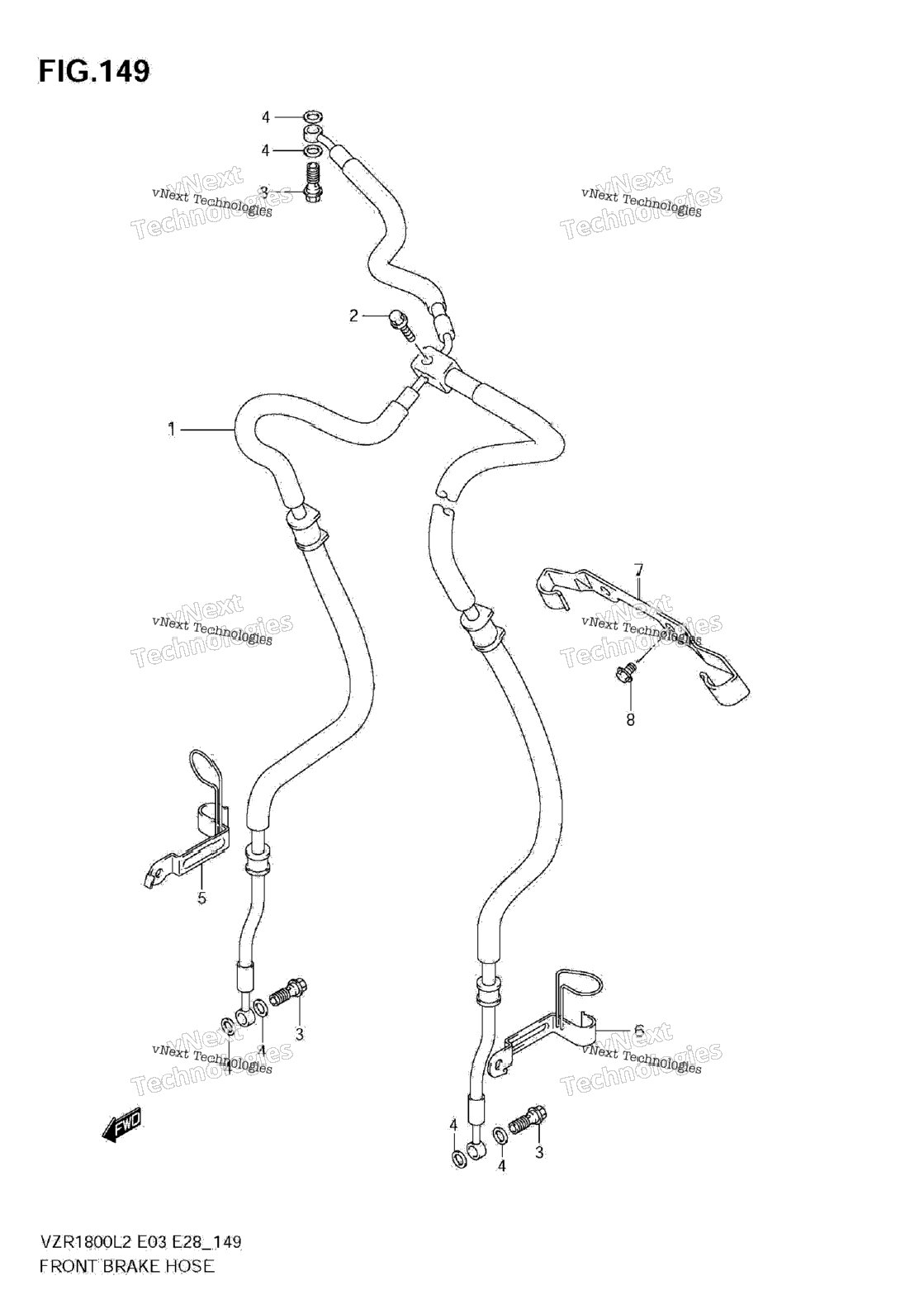 Front Brake Hose