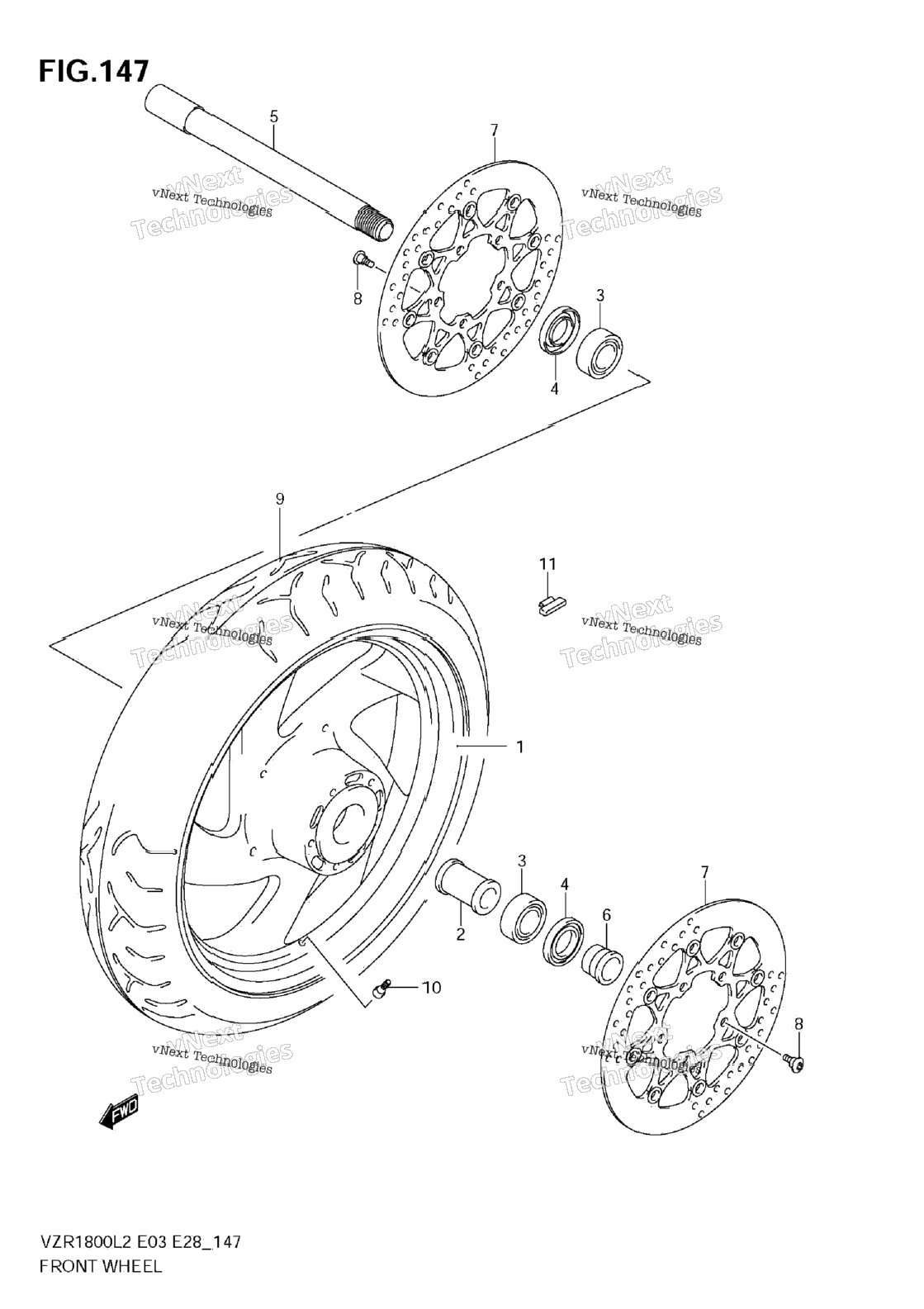 Front Wheel (Vzr1800z L2 E33)