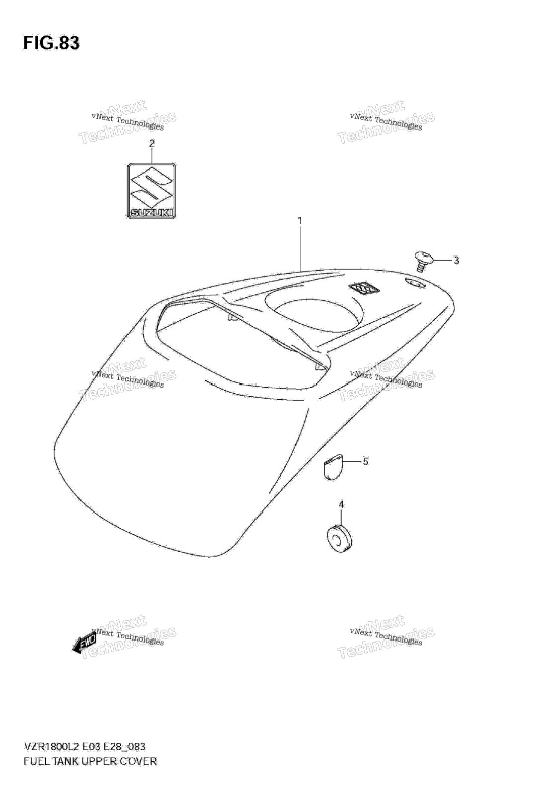 Fuel Tank Upper Cover